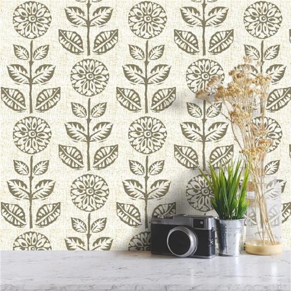 Floral Peel and Stick Wallpaper Vintage Tulip Floral Wallpaper